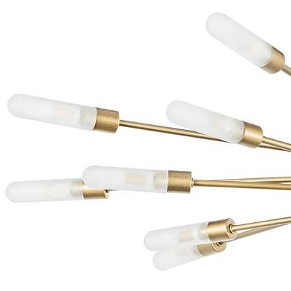 Потолочные 732203  MX9926-20A  Люстра RAGNO 20х5W led  G9 ШАМПАНЬ - ЗОЛОТО  в комплекте, доставка по Казахстану 