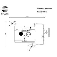 Дополнительная картинка Бра ST Luce Spruzzo SL305.401.02