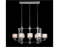 newport 4400 4408/s black glossy , подвесной светильник, black glossy clear crystal clear glass l107*57*h52/160 cm e14 8*60w + led 6*5w, доставка по Казахстану 