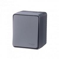 Переключатель проходной 1-кл. ОП AtlasDesign Profi54 IP54 10AX антрацит SchE ATN544061 