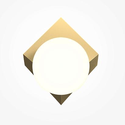 С 1 плафоном на стену Настенный светильник (бра) Maytoni MOD445WL-01BS Cubeo, доставка по Казахстану 