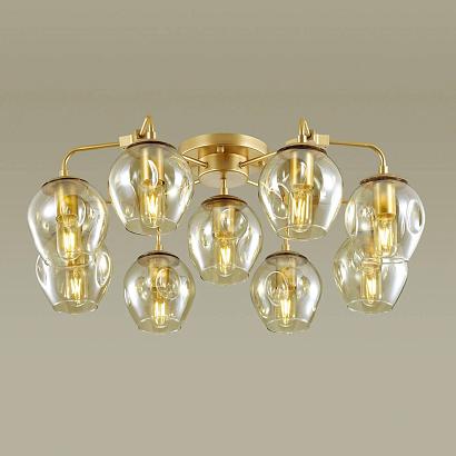 люстры потолочная люстра odeon light kuva 4660/9, доставка по Казахстану 