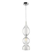 Дополнительная картинка Светильник подвесной Crystal Lux IRIS SP1 B TRANSPARENT Crystal Lux 2075/201