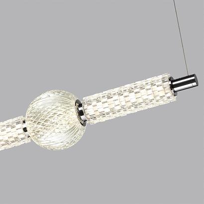 люстры 5007/28l l-vision odl24 467 подвесной светильник led 28w 4000k 2089лм crystal, доставка по Казахстану 