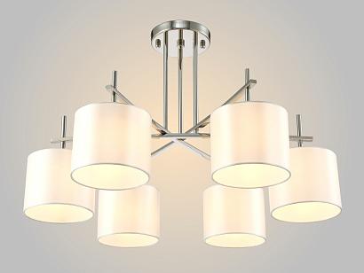 люстра crystal lux sergio pl6 nickel crystal lux 2900/306, доставка по Казахстану 