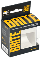 BRITE Подсветка LED встраиваемая ПЛ20-БрБ бел. IEK 