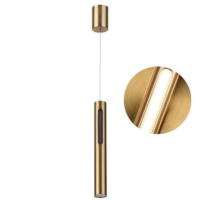 6644/7l hightech odl24 античная бронза/металл/акрил подвесной светильник ip20 led 9w 3000k 220v mali, доставка по Казахстану 