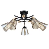 Дополнительная картинка Потолочный светильник Arte Lamp GLASSY A5078PL-5BK
