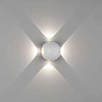Настенный светильник SFERA-DBL, бел, 4Вт, 3000K, IP54, GW-A161-4-4-WH-WW