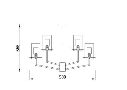 купить Потолочная люстра Freya FR5206PL-09FG в Алматы, svet.kz, доставка по Казахстану 