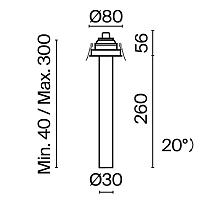 Встраиваемый светильник Technical C140RS-L300-7W3K-W купить в Алматы svet.kz
