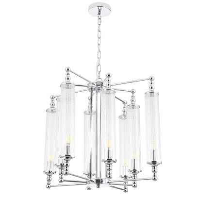 люстры люстра crystal lux tomas sp8 d650 chrome crystal lux 3671/308d, доставка по Казахстану 
