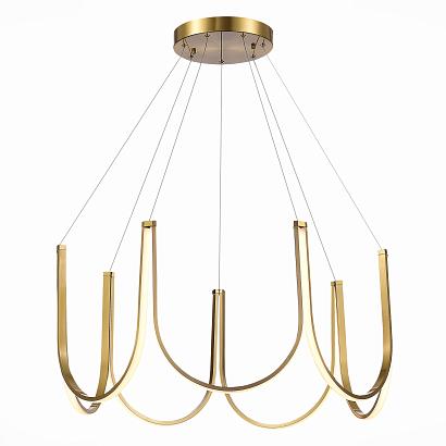 люстры sl6202.203.01 светильник подвесной st-luce золотистый led 1*90w 3000k, доставка по Казахстану 