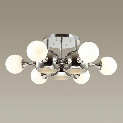 люстры потолочная люстра odeon light miolla 3972/9c, доставка по Казахстану 