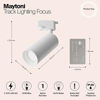Дополнительная картинка Трековый светильник Maytoni Track TR004-1-GU10-W