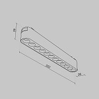 Дополнительная картинка Трековый светильник Technical TR082-1-12W3K-M-B