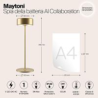 Дополнительная картинка Аккумуляторный светильник Maytoni MOD229TL-L3G3K2
