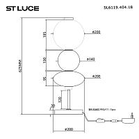 Дополнительная картинка SL6119.404.18 Прикроватная лампа ST-Luce 
