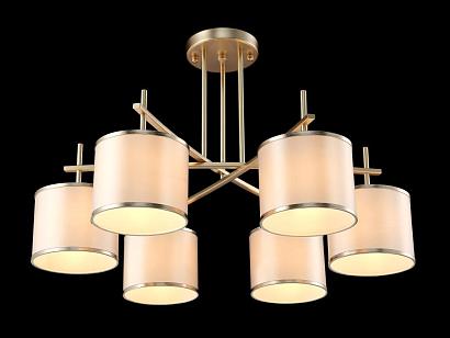 купить Люстра Crystal Lux SERGIO PL6 GOLD Crystal Lux 2901/306 в Алматы, svet.kz, доставка по Казахстану 