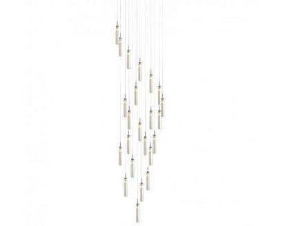 newport 4520 4528+14/s chrome , подвесной светильник , chrome clear crystal  d80*h340 cm g9 22*60w, доставка по Казахстану 
