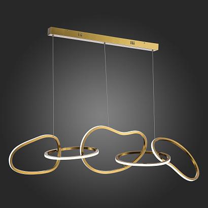люстры sl6505.203.45 светильник подвесной st-luce золотистый/золотистый led 1*45w, доставка по Казахстану 