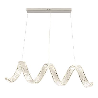 подвесной светильник crystal lux musika sp100w led l1200 chrome crystal lux 3390/206, доставка по Казахстану 