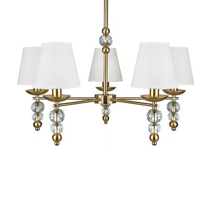 Потолочные Потолочная люстра Freya Crystal FR1009CL-05BS, доставка по Казахстану 