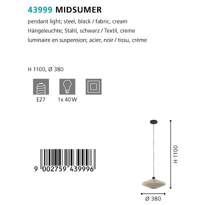 43999 подвесной светильник midsumer, доставка по Казахстану 