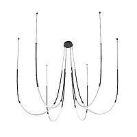 подвесная люстра arte lamp klimt a2850sp-42bk, доставка по Казахстану 