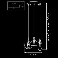 Дополнительная картинка Подвесная люстра Lightstar Pentola 803053