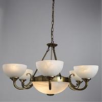 подвесная люстра arte lamp windsor white a3777lm-6-2ab, доставка по Казахстану 