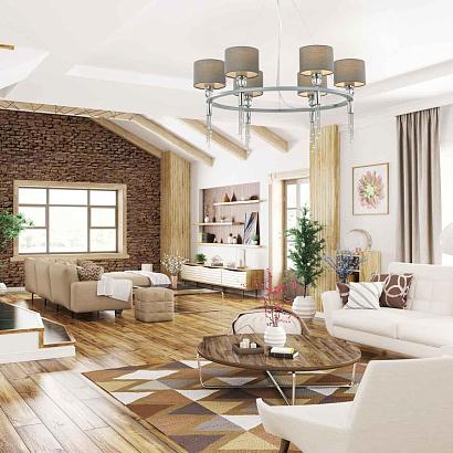 подвесная люстра lumion neoclassi santiago 4515/6, доставка по Казахстану 