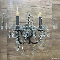 Бра Crystal Lux ODELIS AP2 BROWN Crystal Lux 2570/402