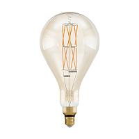 Лампа светодиодная филаментная диммируемая Eglo E27 8W 2100К янтарь 11686 купить в Алматы svet.kz