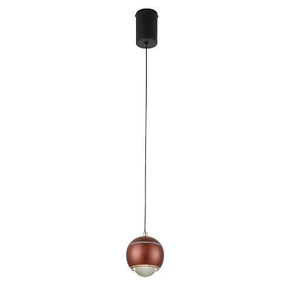 светильник подвесной crystal lux caro sp led red crystal lux 1343/201, доставка по Казахстану 