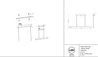 Дополнительная картинка Подвесной светодиодный светильник Maytoni Step P010PL-L30B