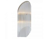 NEWPORT 3220 3221/A , Бра, Silver perla Clear glass L17*H43,5*Sp19,2 cm E14 1*40W