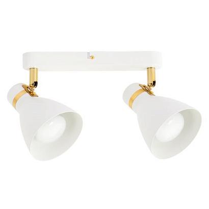 С 2 плафонами на стену Потолочный светильник Arte Lamp FAFNIR A5047PL-2WH, доставка по Казахстану 