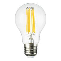 933004 Лампа LED FILAMENT 220V A60 E27 8W=80W 810LM 360G CL 4000K 15000H (в комплекте) купить в Алматы svet.kz