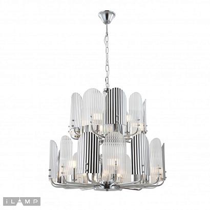 люстры светильник подвесной ilamp dolce 15571-12 cr+mult, доставка по Казахстану 