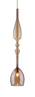 светильник подвесной crystal lux lux new sp1 c amber crystal lux 2263/211, доставка по Казахстану 