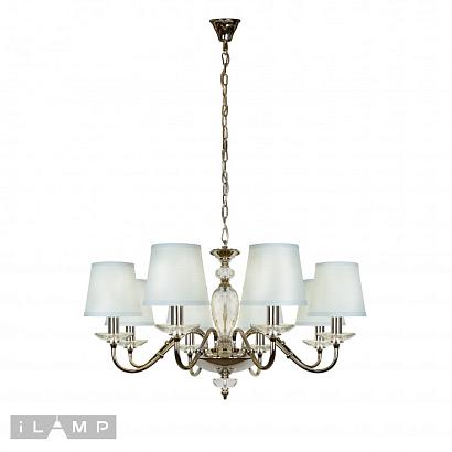 подвесная люстра ilamp dolce vita p2345-8 nic, доставка по Казахстану 