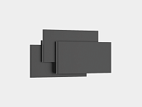 Настенный светильник SHADE, черн., 12Вт, 3000K, IP20, GW-6809-12-BL-WW