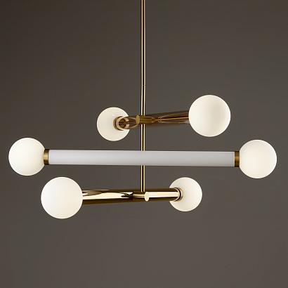 люстры потолочный светильник freya fr5381pl-06g, доставка по Казахстану 