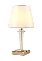 Дополнительная картинка Настольная лампа Crystal Lux NICOLAS LG1 GOLD/WHITE Crystal Lux 3401/501