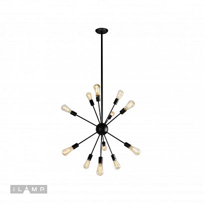 подвесная люстра ilamp twins loft 209-12b, доставка по Казахстану 