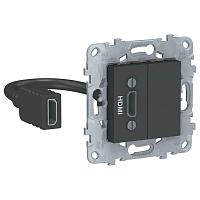 Розетка компьютерная HDMI Schneider Electric Unica New NU543054 