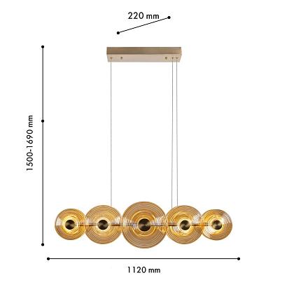 подвесной светильник whirlpool 4571-10p, доставка по Казахстану 
