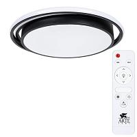люстры потолочный светодиодный светильник arte lamp sonny a2688pl-1bk, доставка по Казахстану 