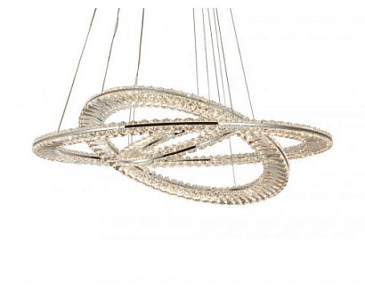 newport 8240 8243/900 chrome , подвесной светильник, chrome сlear crystal d40/65/90*h250 см led strip 140w 3100k 15400lm, доставка по Казахстану 